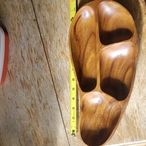 Solid maple wood tray